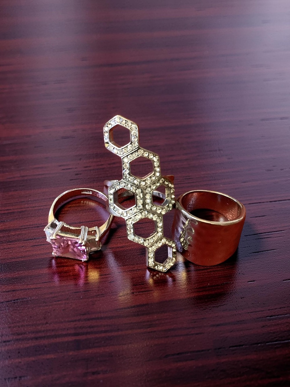 Collection of preloved women's fashion rings, Preloved